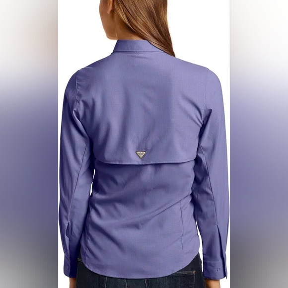 Columbia Women’s PFG Tamiami II Long Sleeve Shirt , Velvet Morning - Picture 2 of 2